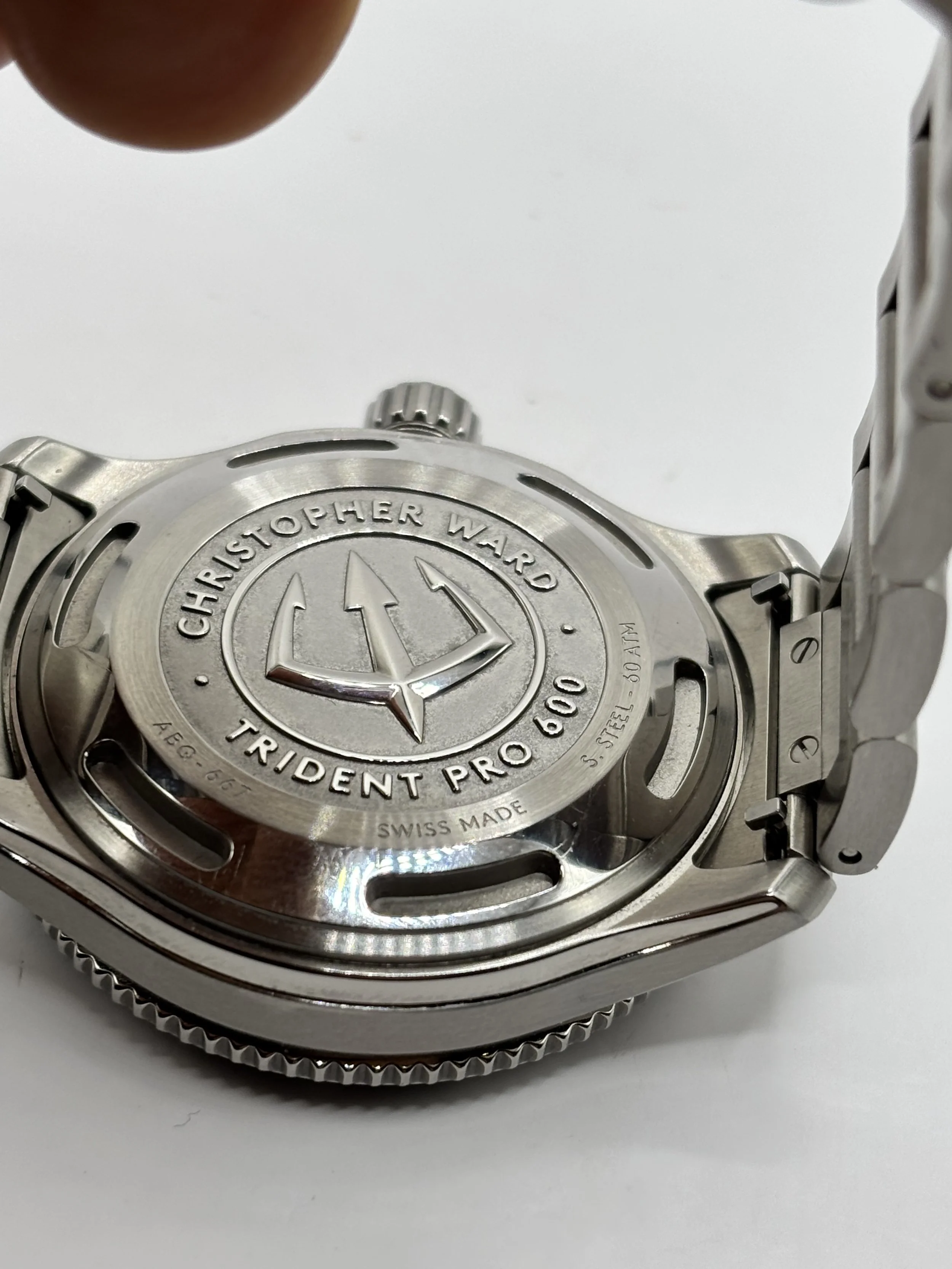 SOLD WH482 C60 Trident Pro 600 Mk3 black/blue 40mm (01/2024